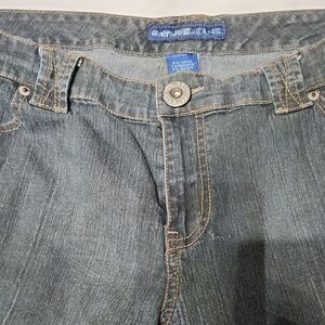 Avenue Gray Relaxed Jeans Comfortable Fit